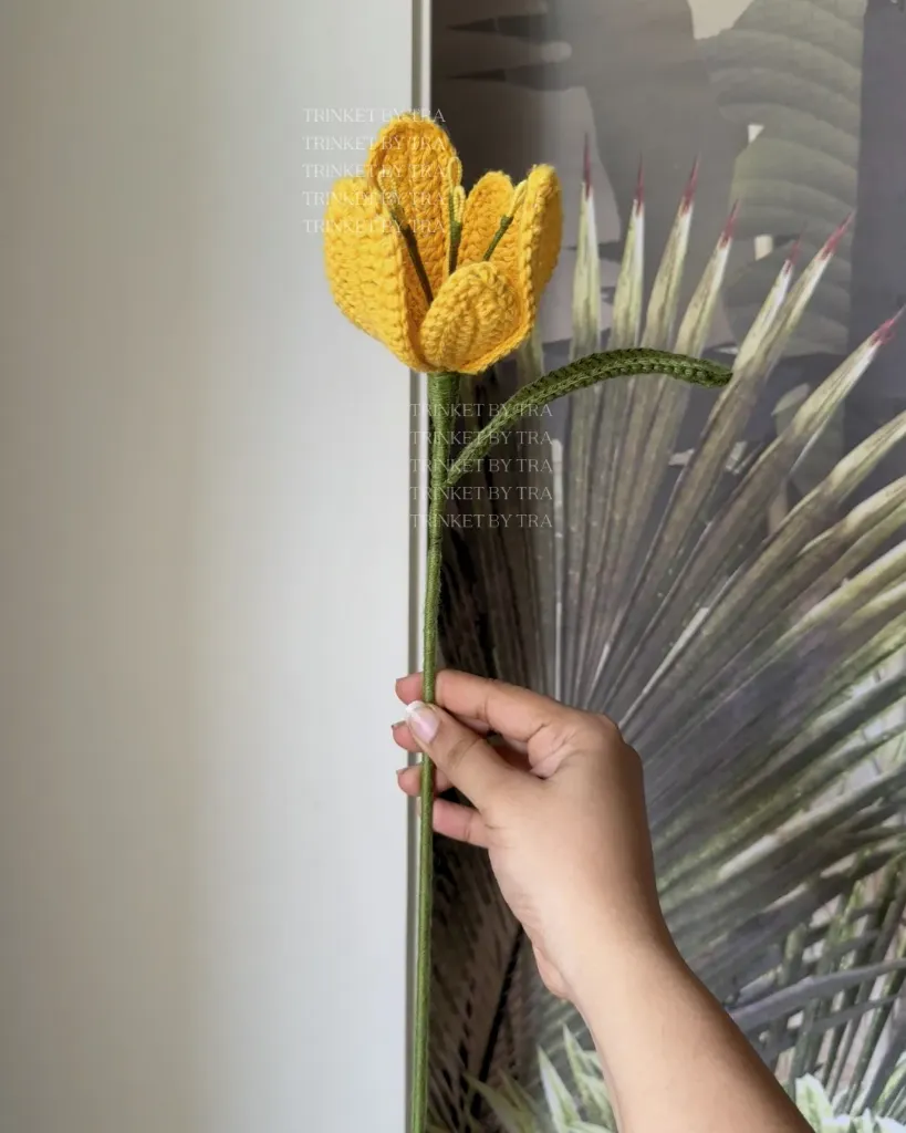 Open tulip (Mango yellow)