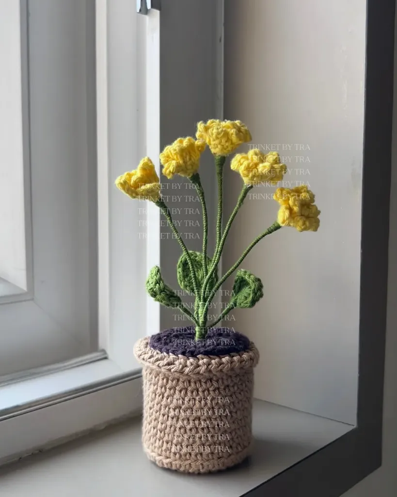 Forget me not pot (Yellow)