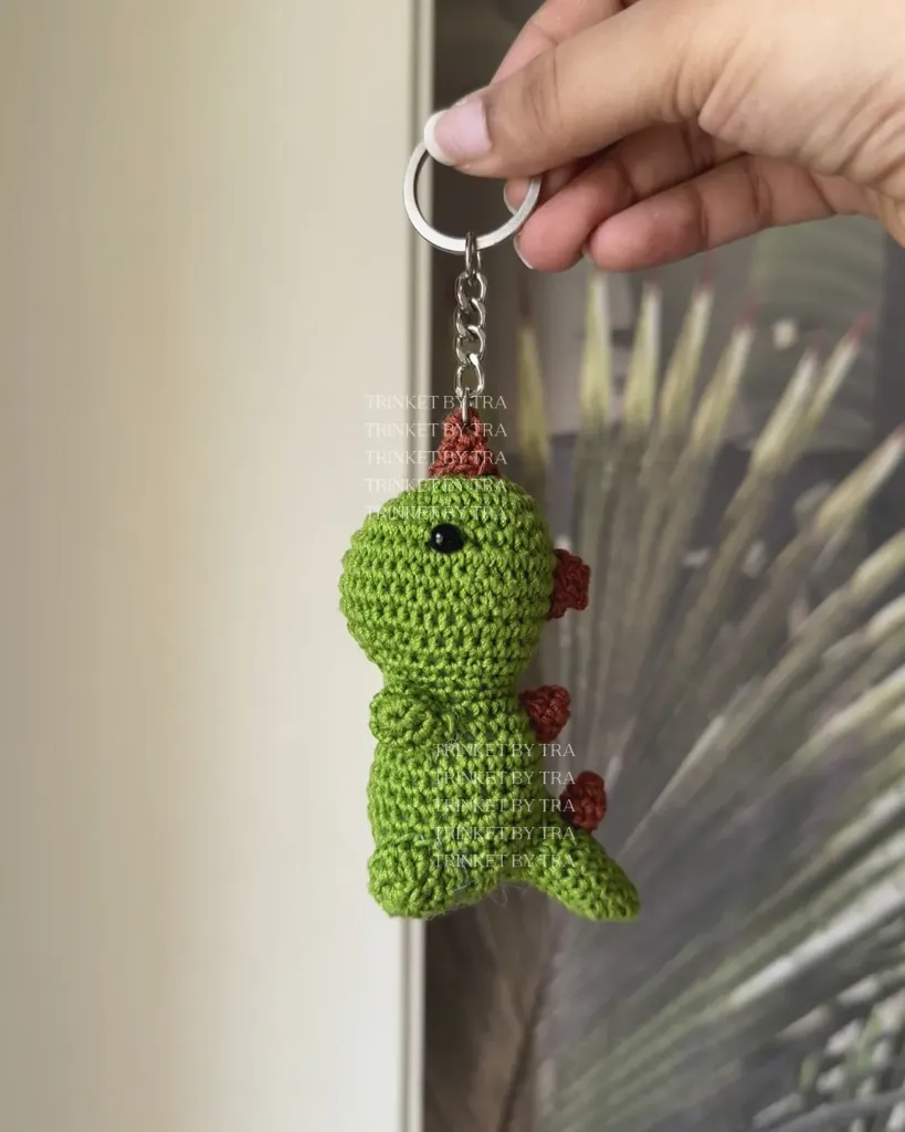 Dino keychain