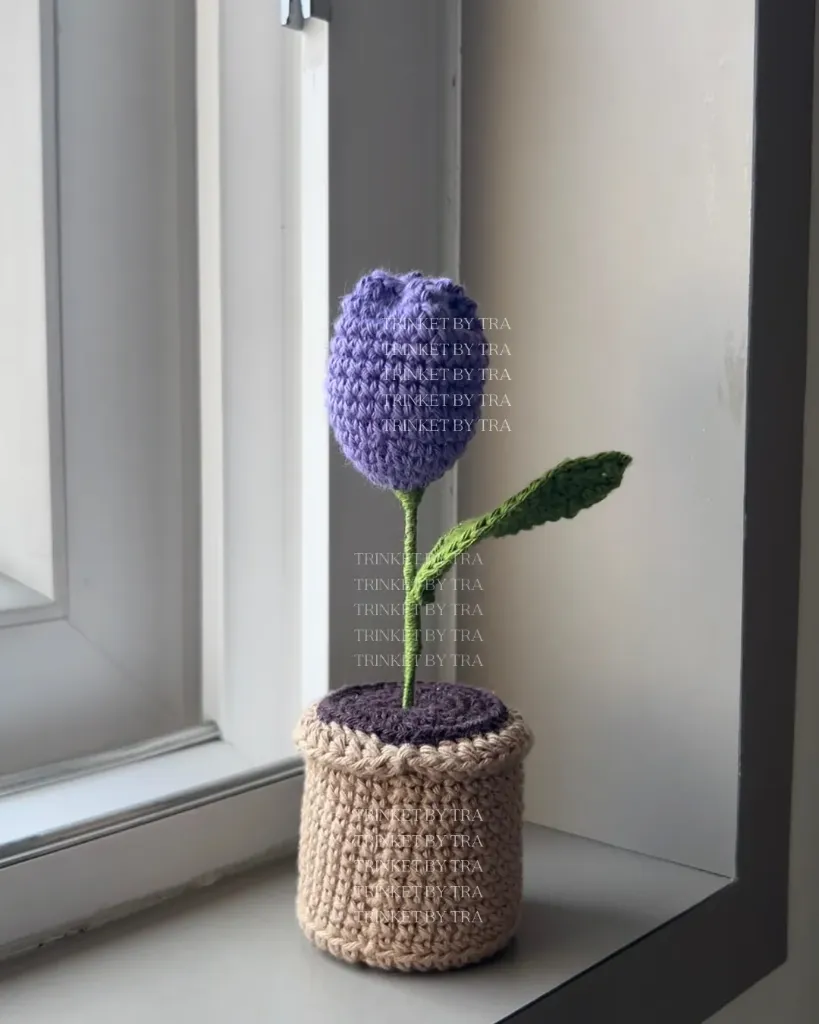 Closed tulip pot