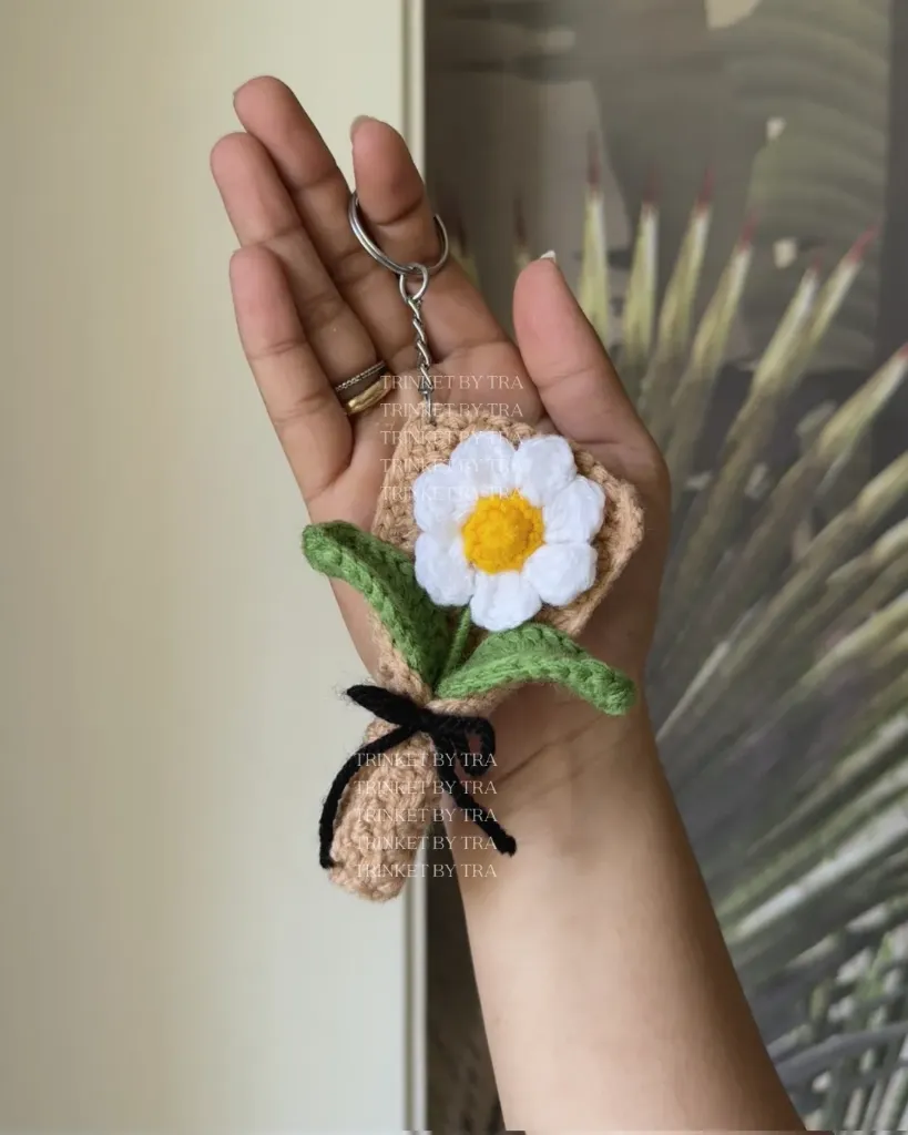 Bouquet keychain