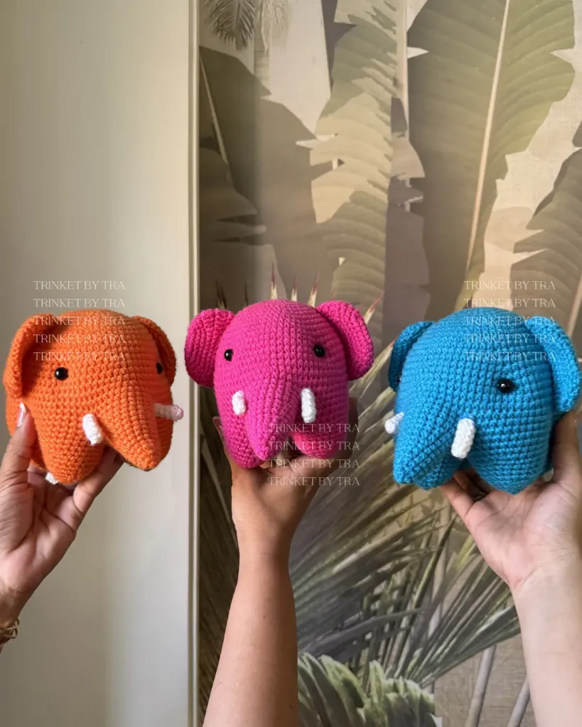 Gajju the elephant (Orange)