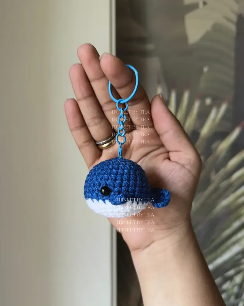Whale keychain