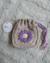 Daisy drawstring pouch