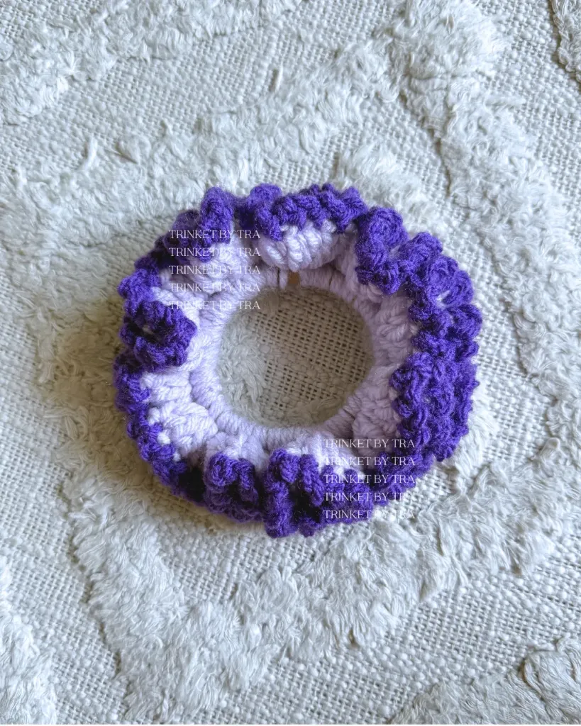 Carnation scrunchie