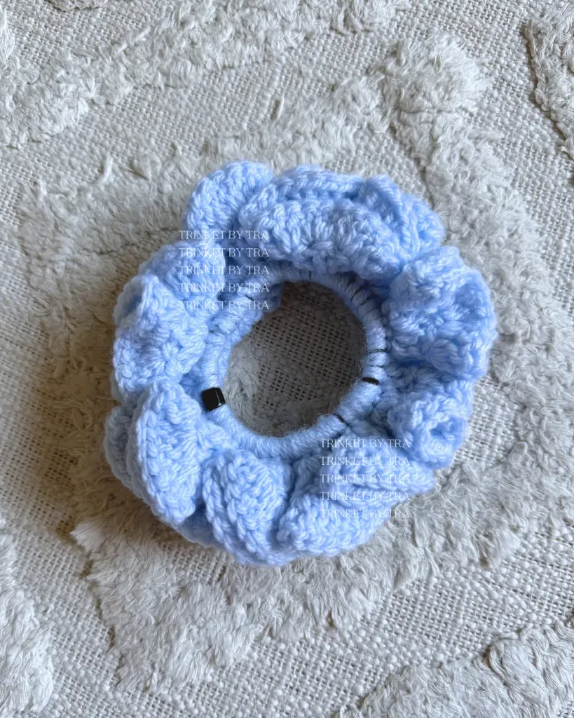 Jumbo scrunchie (Ice blue)