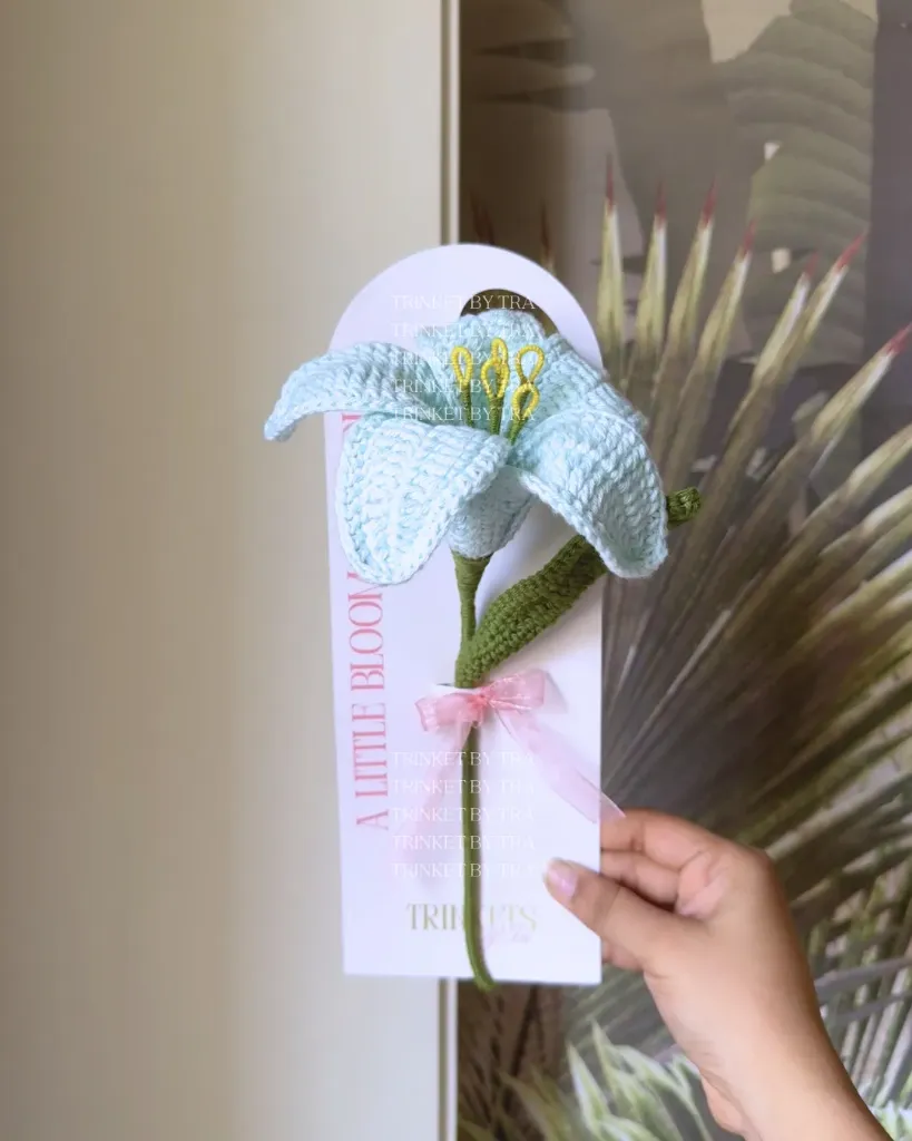 Big lily on card