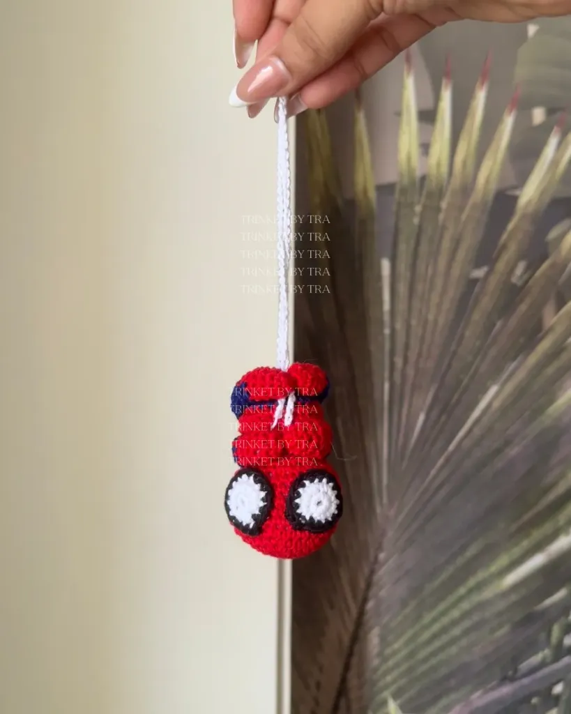 Hanging spiderman