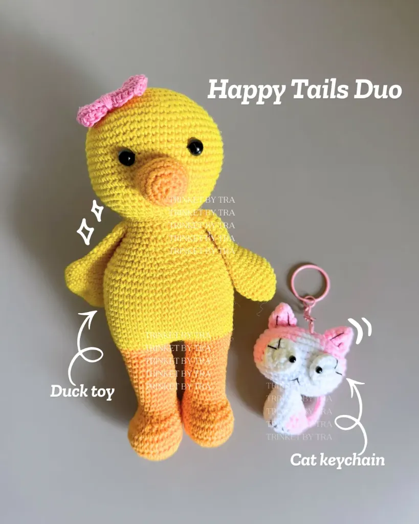 Happy tails duo (Baby pink)
