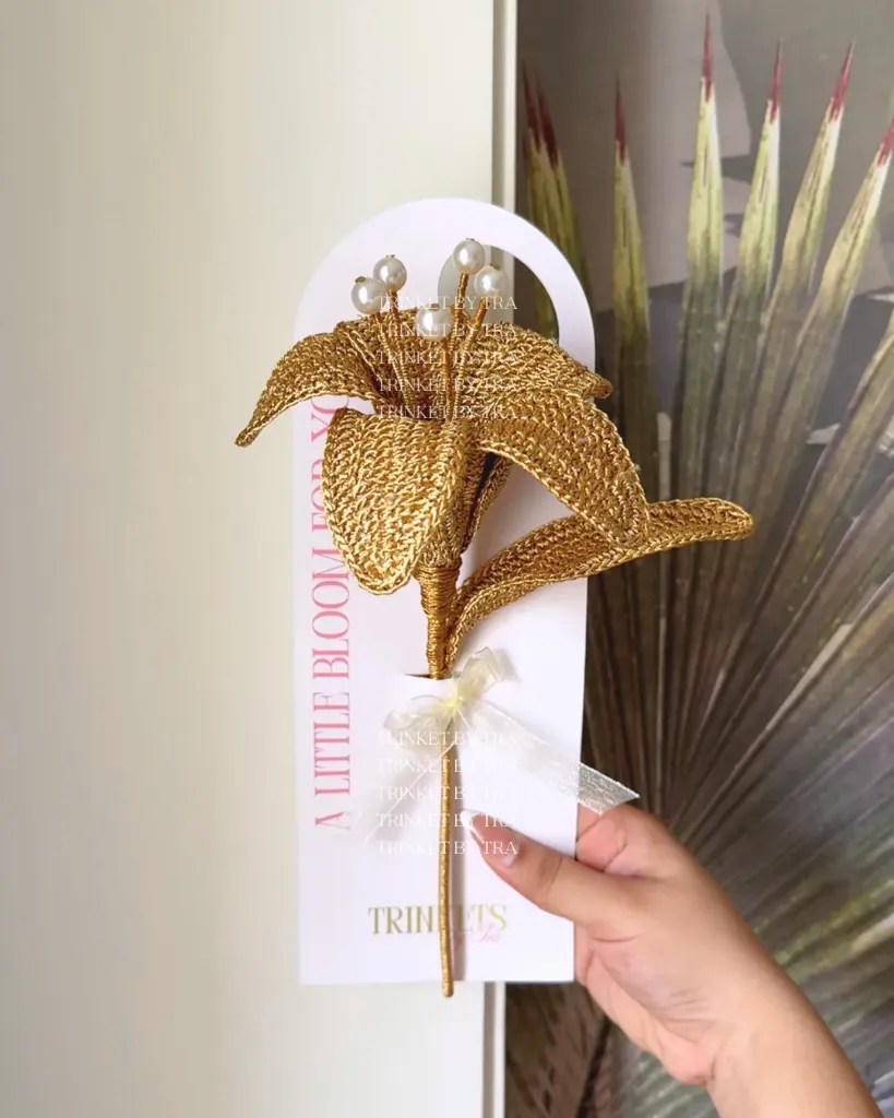Celestial lily on card
