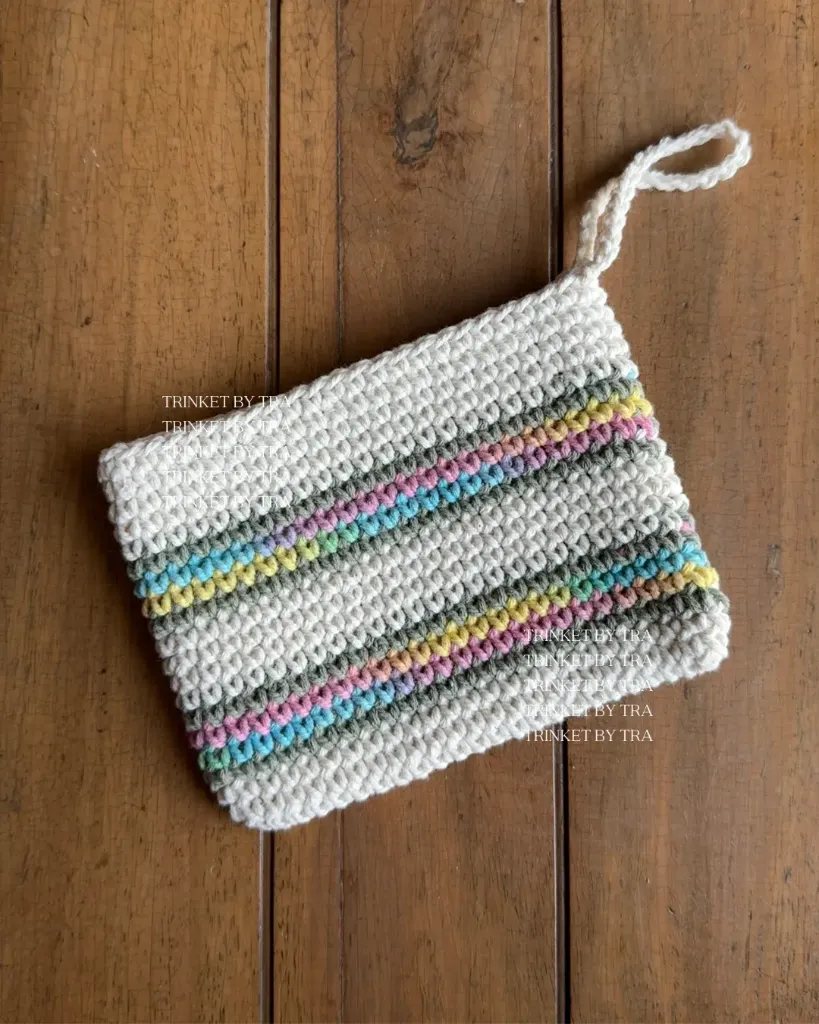 Confetti pouch (Sage green)