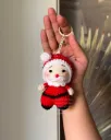 Santa keychain